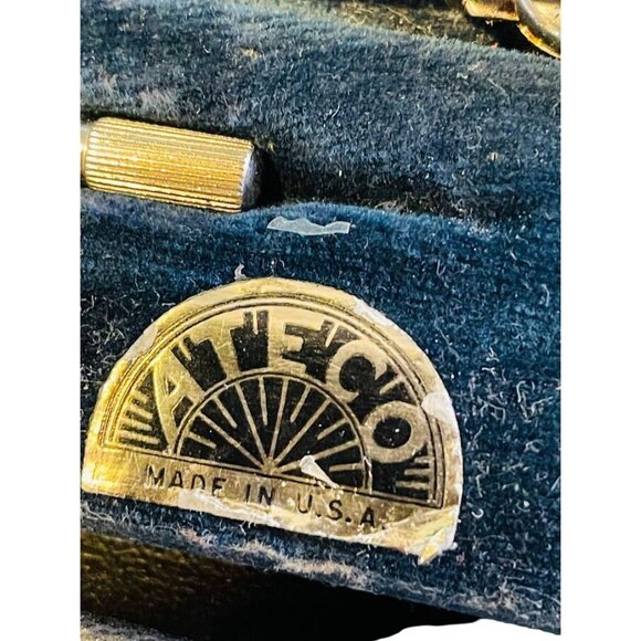 Vintage ATECO Drafting Compass Set 8 Piece Metal Case Made in USA for Architects - Picture 5 of 11